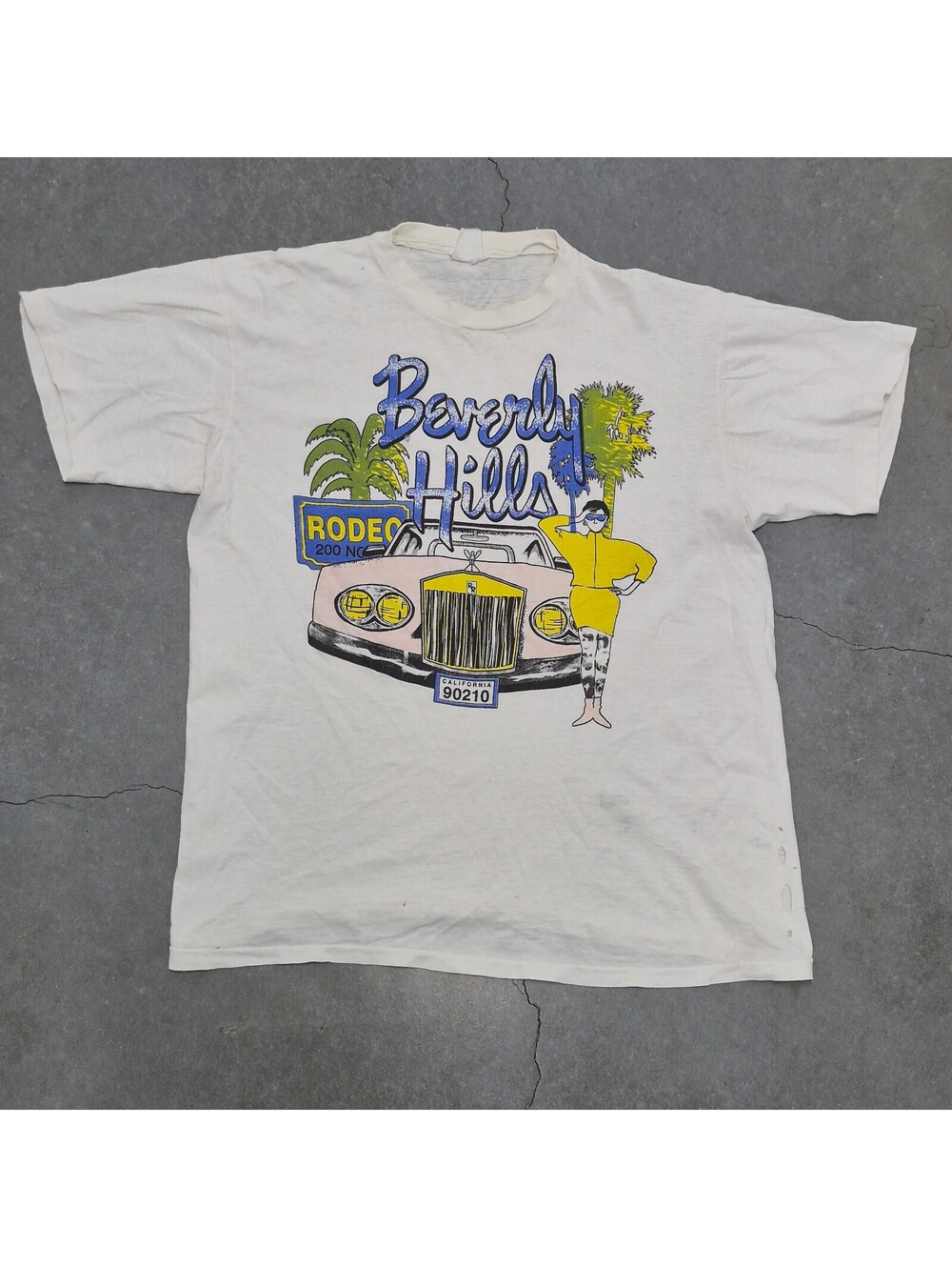 Vintage Beverly Hills Rolls Royce Rodeo Drive T Shirt
